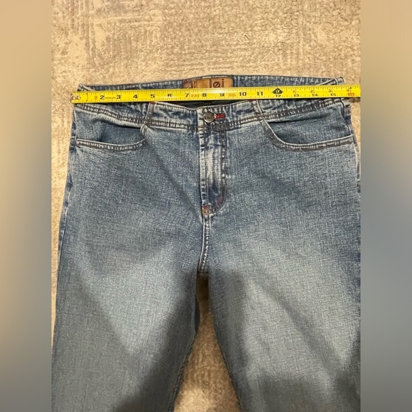 Vintage LEI Throwback Denim Jeans Flare Leg Size 11 Lighter Wash Y2K - Picture 4 of 9